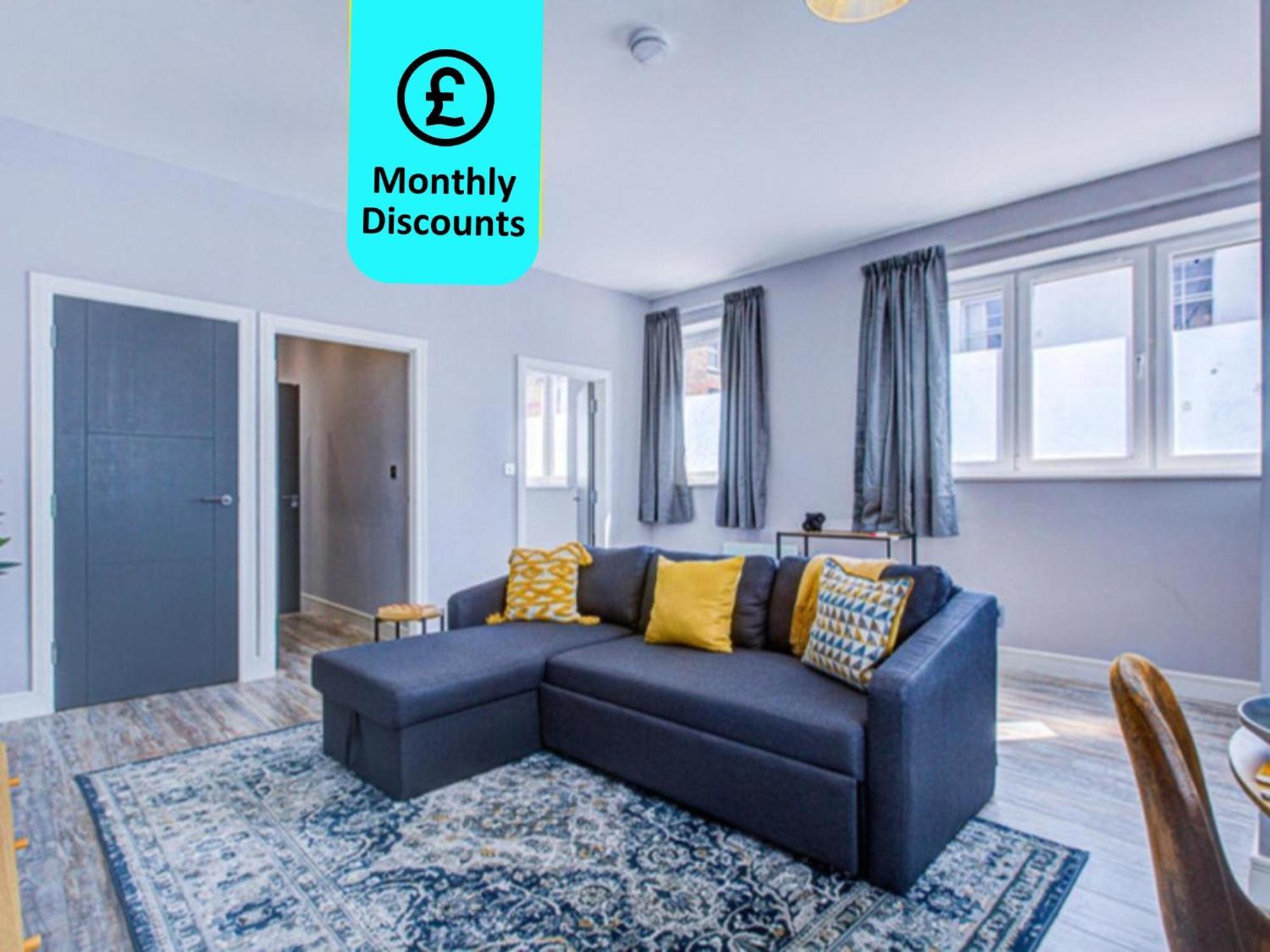 Spacious And Modern 1 Bed 1 Bath Apartment In The Heart Of 伊斯特布恩 外观 照片